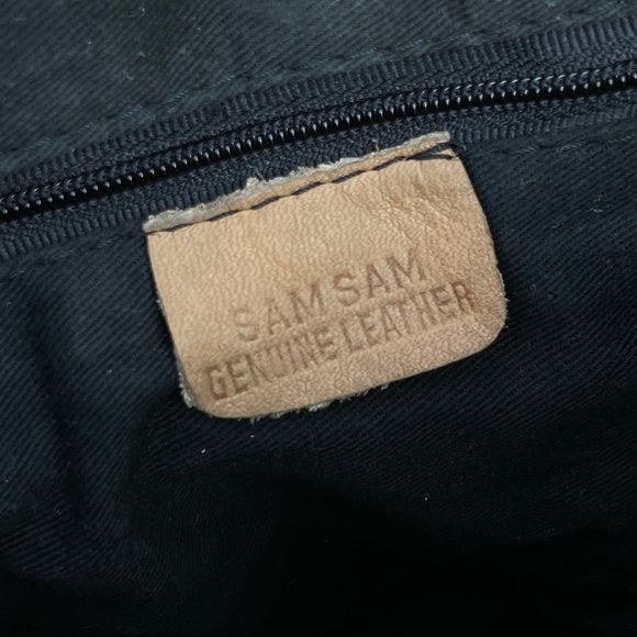 Sam-Sam VTG Artisan Genuine Leather Crossbody/Shoulder Bag - Picture 9 of 9